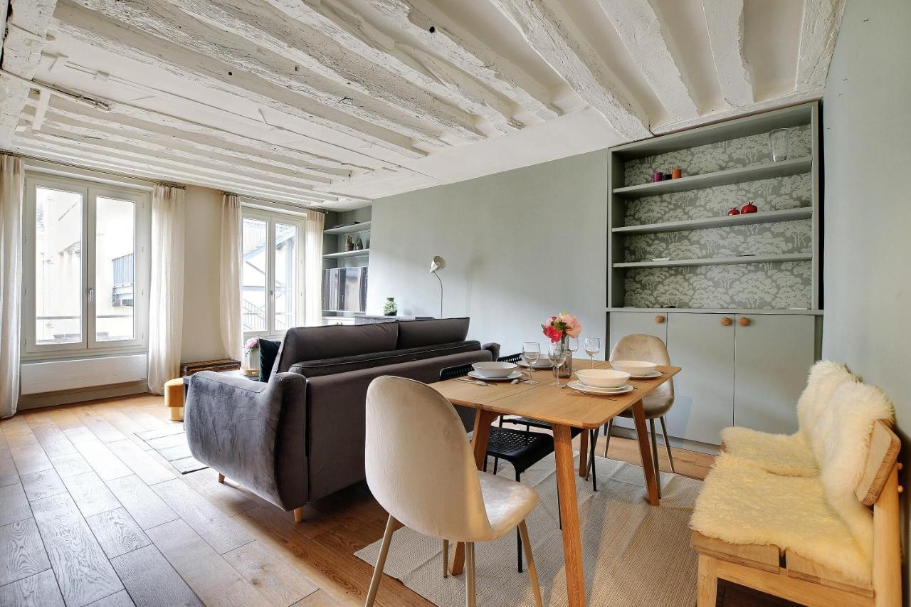 Chic Apartment -1Br-4P- Haut Marais - Republique París Exterior foto